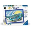 Image de CreArt Kids 18x24cm Lamborghini, Kit de peinture par numéros Numéro d'Art, Des 7 ans, 25842, Ravensburger