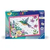 Image de CreArt Kids 31x21cm Colibri et fleurs exotiques, Kit de peinture par numéros Numéro d'Art, Des 7 ans, 25851, Ravensburger