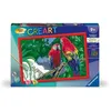 Image de CreArt Kids 31x21cm Perroquets, Kit de peinture par numéros Numéro d'Art, Des 7 ans, 25854,