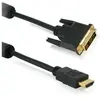 Image de Helos Câble patch CAT 6 UTP slim, noir, 7,5 m Slimline, câble patch plat, non blindé, très souple (7.50 m), Câble vidéo, Noir
