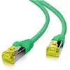 Image de Helos Câble patch S/FTP (PIMF) CAT 6a vert 0,5m Câble patch avec protection anti-pli étroite (PiMF, S/FTP, CAT6a, 0.50 m), Câble réseau