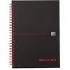 Image de Oxford Cahier spirale Black n' Red, A5, quadrillé, carton