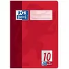 Image de Oxford, Cahier + bloc-notes, Cahier d'école, A5, linéature 10 (A5, Quadrillé, Couverture rigide)