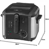 Image de Clatronic Friteuse 1600 W FR 3649 Schwa, Friteuse, Noir