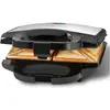 Image de Clatronic Appareil à croque-monsieur, Machine à panini, Noir