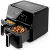 Image de Clatronic Double friteuse à air chaud FR 3804 H, Friteuse, Noir