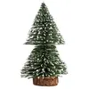 Image de Sapin enneigé vert décoratif - Miniature 15 cm