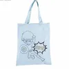 Image de Sac en coton bleu 25 x 20 cm - super-héros