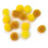 Image de Pompons - Ø 15 mm - Jaune (assortiment) - 60 pièces