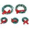 Image de Rayher, Emballage cadeau, Couronnes de Noël miniatures, 5 pièces, Ø 3 + 5 cm (5x)
