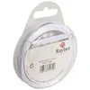 Image de Rayher, Emballage cadeau, Ruban satin, blanc, 10 m