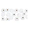 Image de RAYHER   1250102   Perles de bois FSC 100%, poli, lot de 6, 6 mm de diamètre 115Stück, couleur blanc