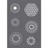Image de Pochoir 21 x 14,8 cm - Mandala