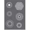 Image de Rayher, Peinture : accessoires, Pochoir "Motifs de mandala", A5
