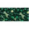 Image de Perle rocaille - Vert - Garniture argent - Ø 2,6 mm - 16 g