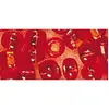 Image de Perle rocaille - Orange - Garniture argent - Ø 2,6 mm - 16 g