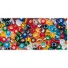 Image de Perle rocaille - Assortiment - Garniture argent -Ø2,6mm-16 g