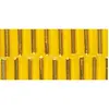 Image de Chevilles en verre - Jaune - Garniture argent - boîte 15 g