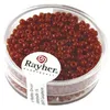 Image de Rayher 1406318 rocailles, 2 mm à  Weber, Opaque, Boîte 17 g, Rouge