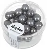 Image de Rayher Perles de cire en verre Renaissance, 8 mm ø, anthr