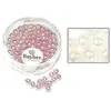 Image de Perles en verre "Renaissance" , 4 mm ø - Rose poudre
