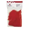 Image de Rayher Plume déco, rouge, 10 pièces
