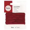Image de Rayher Gummifaden, 1mm ø, rot, 5 m, Accessoires de couture, Rouge