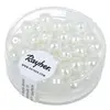 Image de Rayher Perles de cire en verre Renaissance, 6mm ø, blanc