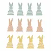 Image de Lapins miniatures en bois 4 x 2 cm