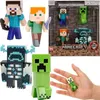 Image de Minecraft Set de figurines en métal Steve Alex Creeper Warden 6 cm