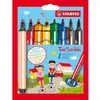 Image de STABILO Feutre Trio Scribbi, étui en carton de 8