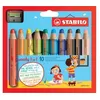 Image de Set de 10 crayons de couleur Stabilo Woody 3 en 1