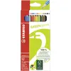 Image de Stabilo, Écriture + dessin, Couleurs vertes (12x)