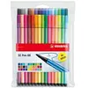 Image de Pochette de 30 feutres Stabilo Pen 68 dont 6 fluo