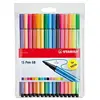 Image de Set de 15 feutres Stabilo Pen 68 dont 5 Fluorecentes