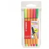 Image de Stabilo pochette de 5 mini feutres point 88 mini fluo - couleurs assorties