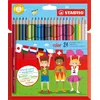 Image de Etui carton de 24 crayons de couleur color