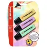 Image de 4 stylos-feutres sensor f - pointe fine : turquoise + rose + lilas + vert clair