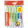 Image de Ecopack 6 surligneurs Stabilo swing cool ''x6 FLUO''