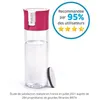 Image de Gourde filtrante transparente Brita Rose avec 1 filtre MicroDisc inclus