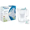 Image de Carafe filtrante bleu 2,4L dont 1,4L d'eau filtrée avec une 1 cartouche - Brita - Bleu - Plastique