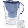 Image de Brita Marella Waterfilterkan Blauw 2.4L - 3 Filtres MAXTRA PRO AIO (1051135), Carafe filtrante, Bleu