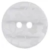Image de Bouton rond Fleurs 12 à 18mm 2 trous - Prym(...) - 12 Blanc