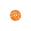 Image de Bouton rond Fleurs 12 à 18mm 2 trous - Prym(...) - Orange