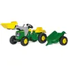 Image de Rolly Toys Tracteur John Deere avec chargeur et remorque