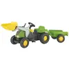 Image de Rolly Toys tracteur rollyKid-X avec chargeur et remorque