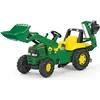 Image de Rolly Toys Pelleteuse avec chargeur frontal et excavateur arrière