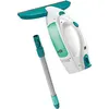 Image de Kit aspirateur à vitres Dry&Clean 51001 - Lave vitre sans trace nettoyeur fenêtres 360° multi usages avec manche