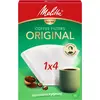 Image de Melitta Original 1x4, Basket, Disposable coffee filter, Paper, 80 pc(s), Machine à café : accessoires, Blanc