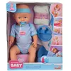 Image de Poupon Simba New Born Baby Bleu 43 cm
